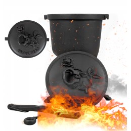 Medžioklinis katilas, lenkiškas ketaus puodas, 7l