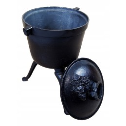 Medžioklinis katilas, lenkiškas ketaus puodas, 7l