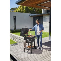 Grillmeister anglies kepsninė 56x41 8cm nerūdijančio plieno grotelės puikiai tinka