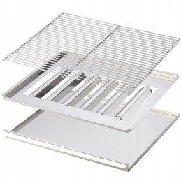 3 degiklių dujinis grilis su Rascal grotelėmis, 10 kW