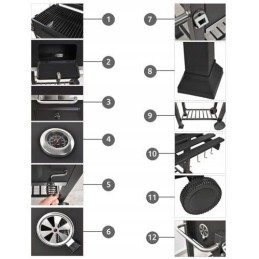 ⭐Sodo grilis su dangteliu, priedais ir pūstuvu⭐