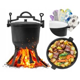 ⭐⭐medžioklinis katilas, emaliuotas ketaus puodas, 15l⭐⭐