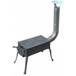 6 litrų talpos žąsų gamintuvas, iš išorės nudažytas karščiui iki 900 ℃ atspariais dažais, pagamintas iš pilkojo ketaus.