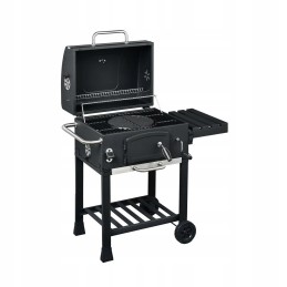 Grilis su anglimis 57,5x42 cm Kampinis su ketaus grotelėmis activa