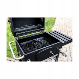 Grilis su anglimis 57,5x42 cm Kampinis su ketaus grotelėmis activa