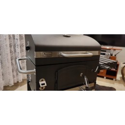 Grilis su anglimis 57,5x42 cm Kampinis su ketaus grotelėmis activa