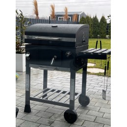 Grilis su anglimis 57,5x42 cm Kampinis su ketaus grotelėmis activa