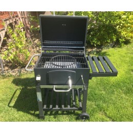 Grilis su anglimis 57,5x42 cm Kampinis su ketaus grotelėmis activa