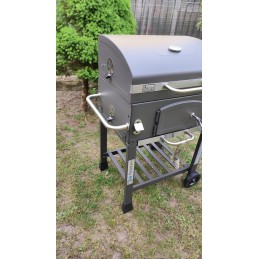 Grilis su anglimis 57,5x42 cm Kampinis su ketaus grotelėmis activa