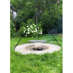 Trikojis grotelės, židinys, švaistiklis, grotelės, 80 nerūdijantis plienas