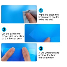 3 dalių taisymo įklotų rinkinys baseino kamuoliukų čiužiniams