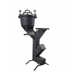 Vieno degiklio raketinė viryklė