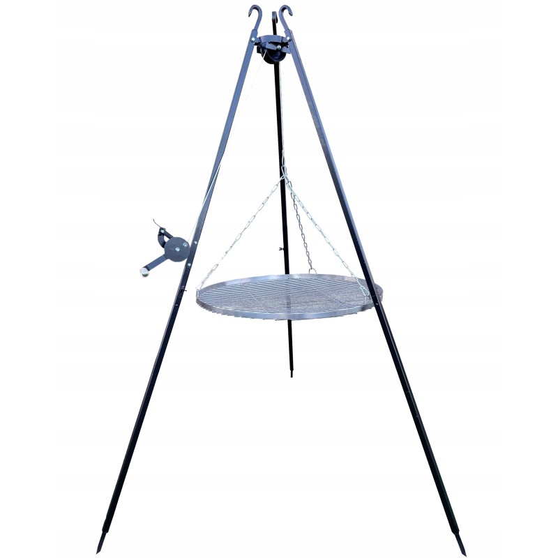 Sodo trikojis grilis su nerūdijančio plieno grotelėmis