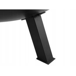 Sodo židinys, laužavietė, grilis, didelis plieninis dubuo