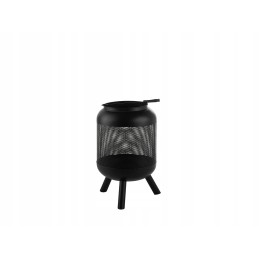 Sodo židinys, laužavietė, grilis, didelis plieninis dubuo