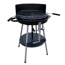 Grilis su anglimis, skersmuo 47 cm, su lentyna, hebefix 10560 activia