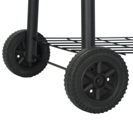 Klasikinis grilis su luma anglies rūkykla