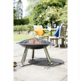 Didelis sodo laužavietė, grilis, sodo laužavietė, 75 cm