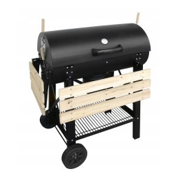 Sodo kepsninė su dangteliu ir lentynėlėmis priedams – malonus kepimas ant grotelių vasaros sezonu