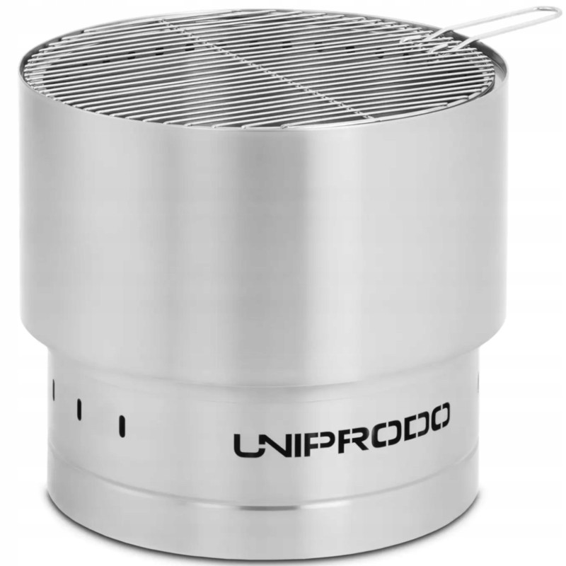 Sodo židinys su plieninėmis grotelėmis 50 x 50 x 45 cm