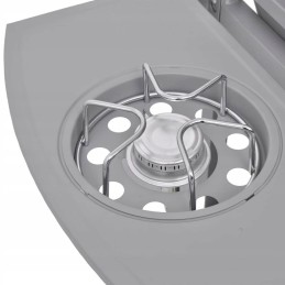 Dujinis grilis su 4/1 kaitvietės ir termometro dangteliu