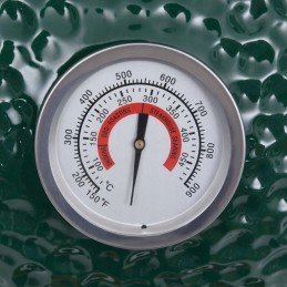 Keraminės kamado kepsninės su 2 viename rūkykla, 56 cm, žalia