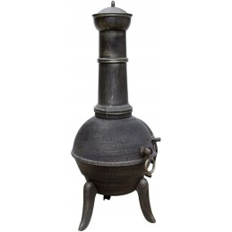 Jago lauko sodo židinys, ketaus, 43 x 43 x 108 cm