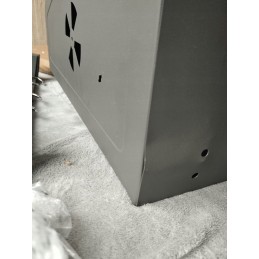 Anglies kepsninė briketams, uždara, nešiojama kepsninė su kamino dangteliu + nemokama pirštinė