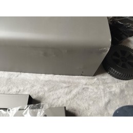 Anglies kepsninė briketams, uždara, nešiojama kepsninė su kamino dangteliu + nemokama pirštinė