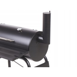 Grilis su anglimis su juoda katla rūkykla