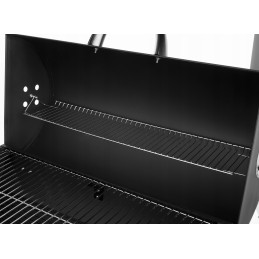 Didelė anglies grilio statinė su dangteliu Lehmann sodo peleninė 71x35cm