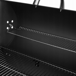 Didelė anglies grilio statinė su dangteliu Lehmann sodo peleninė 71x35cm