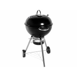 53,5 cm anglies sferinės kepsninės su pelenų keptuvėje ir termometru