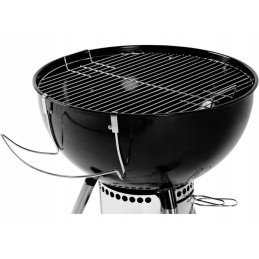 53,5 cm anglies sferinės kepsninės su pelenų keptuvėje ir termometru