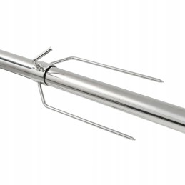 Vidaxl automatinė rožė su varikliu, nerūdijančio plieno, 207x45x81 cm