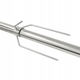 Vidaxl automatinė rožė su varikliu, nerūdijančio plieno, 207x45x81 cm