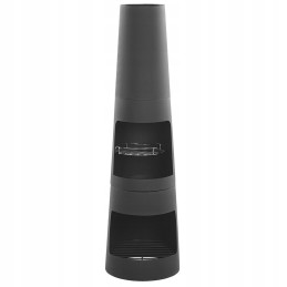 Tromen juodo plieno sodo židinys su griliu