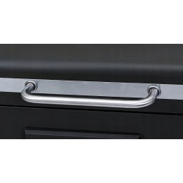 Didelės, kietos anglies kepsninės ant xxl ratų