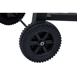 Didelės, kietos anglies kepsninės ant xxl ratų