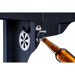 Didelės, kietos anglies kepsninės ant xxl ratų