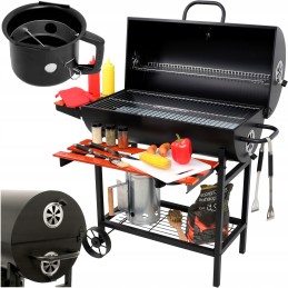 ️Sodo anglis kepsninė su didelėmis grotelėmis 71x35 cm