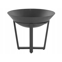 Sodo židinys, laužavietė, grilis, didelis plieninis dubuo