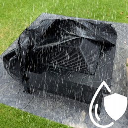 ⭐⭐Didelė metalinė sodo židinio duobė + uždengtas anglies grilio ugnies dubuo 80cm⭐⭐