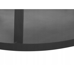 Sodo židinys su griliu, plieninis, juodas, pulo L