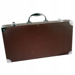 Laguiole grila piederumi elegantā kastītē - 6 brūni bbq elementi