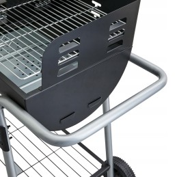 Grilis su anglimis 40x32 cm Icarus Alpha II Vežimėlis Natūralus