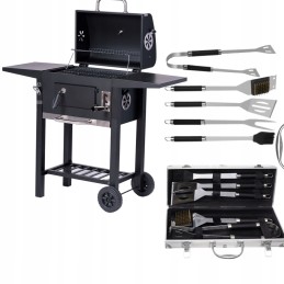 Kepsninės rinkinys, anglies grilio priedai 6in1 nemokamai