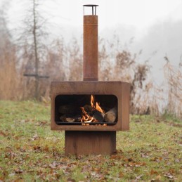 Redfire židinys laisvai pastatomas šildytuvas džersis xl plieno rusty 81077