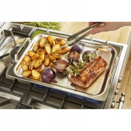 Steel plate 39 x 27 cm specialties 5 demeyere
