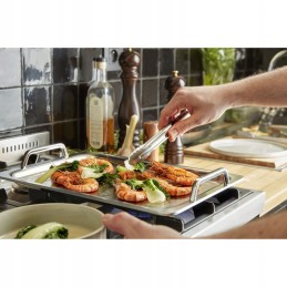Steel plate 39 x 27 cm specialties 5 demeyere